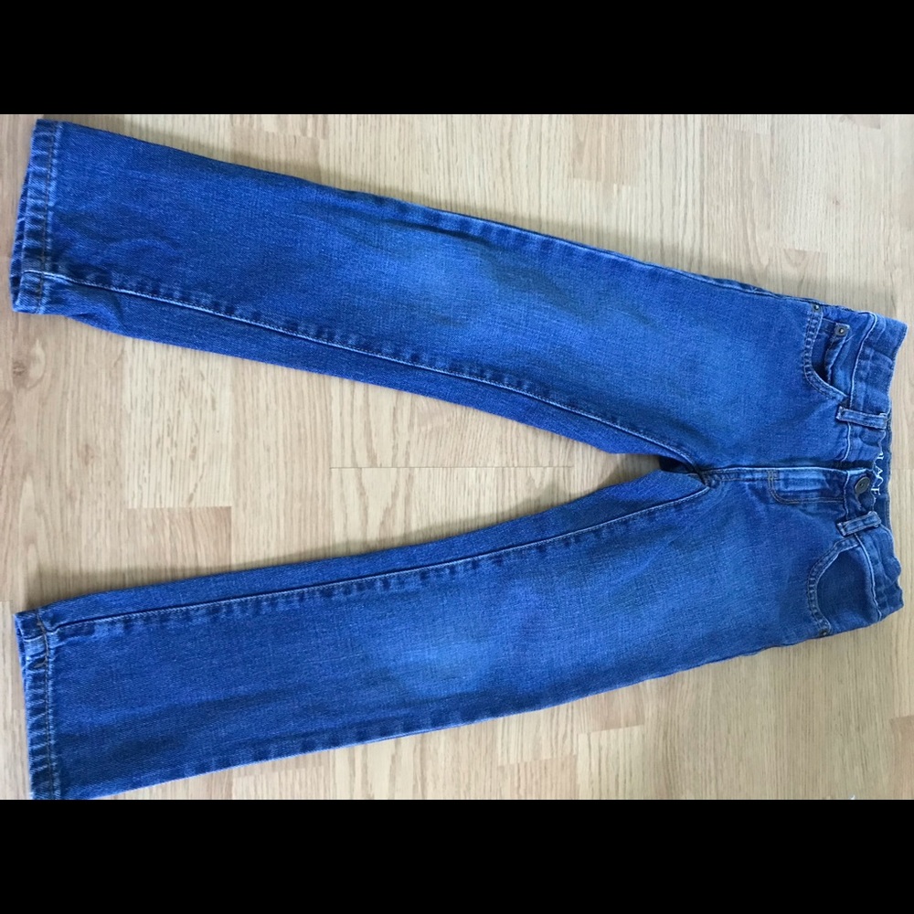 Boy blue jeans